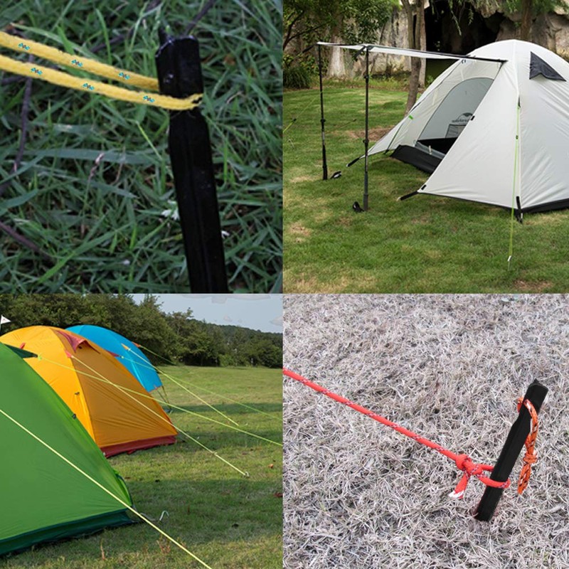 Sourceton Outdoor Tent Cones, Pack of 10 Premium 7" Pins