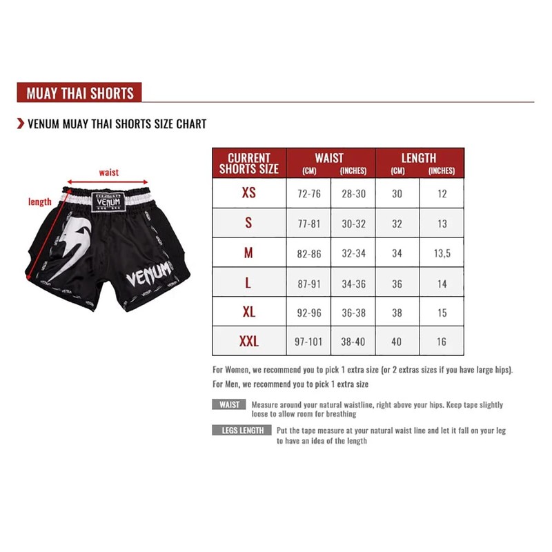 Venum Classic Muay Thai Shorts