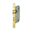 Lock AGB Center Entrance 50 Front 22 Brass Shiny Round