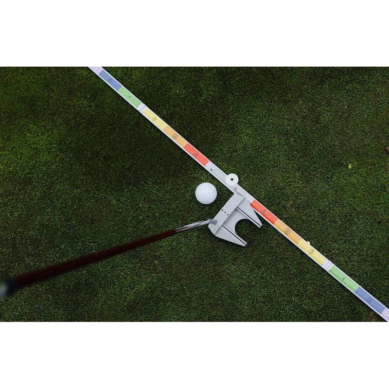 Pace-Right colour-coded pace putting training aid