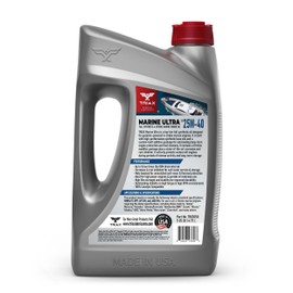 TRIAX Marine Ultra 25W-40 Full Synthetic 4-Stroke Engine Oil, NMMA FC-W, JASO MA | For all Inboard, Outboards, Personal Watercraft, and Supercharged Marine Engines (5 Quart)