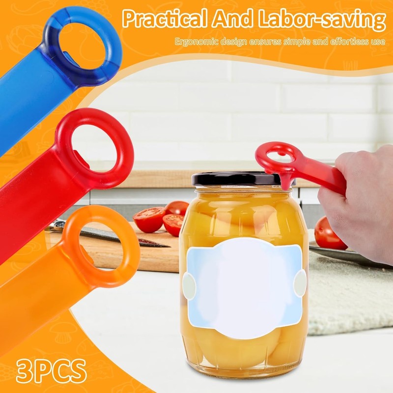 Opener Manual Jar Key with Ergonomic Handle Mini Portable Can