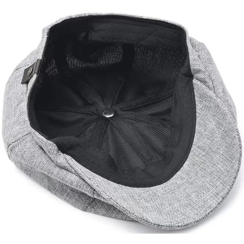 Yixda Herren Schiebermütze Barret Cap Unisex Sommer Atmungsaktiv Schirmmütze Kappe
