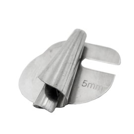 Set of 4 Sewing Machine Accessories Rolled Hem Presser Foot, Stainless Steel Rolled Hem Foot in 4 Sizes (3 mm - 6 mm), Sewing Roll Hem Foot Set, Universal Use for Various Sewing Machines, for Home