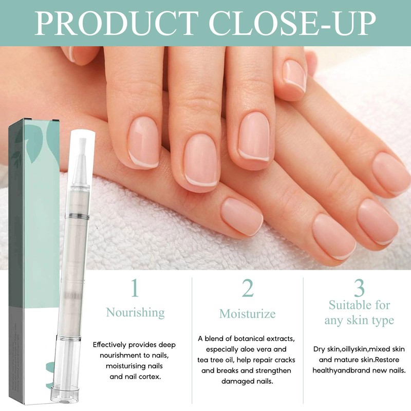 Pack of 5 Nail Care Pen, Nail Oil Pen, Routine