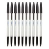 45BoldMed Ballpoint Pens, BLACK, Medium Point (1.0mm), Pack of 10,