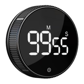 BlueSnail Kitchen Timer with LED Digital Display Smart Efficana for Home Classroom Gym Office, Volume and Brightness Adjustable Productivity Timer