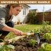 Apexcook Garden Weeding Hoe, Professional Handheld Weeding Tool with Solid