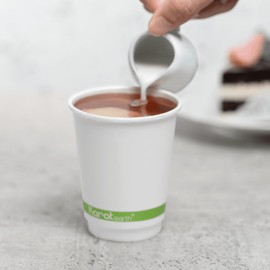 Karat Earth KE-KIC508 8 oz. Insulated Paper Hot Cups, Stock Print (Case of 500)