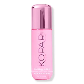 Kopari Hair & Body Mist Malibu Peach, Long-Lasting Playful Vibrant Tropical Scent, Warm Floral Fragrance, Blend of Peach with a Kiss of Jasmine, 4 oz