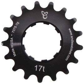 Endless Bike Kick Ass COG Kick-Ass-COG 7075-T6 Alloy 17T Black