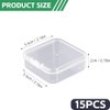 Jyvex Pack of 15 Storage Boxes with Lid, Small, 5.5