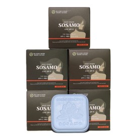 Sosamo Shampoo Bar Hair Loss Scalp Dandruff Houttuynia cordata Hasuo Natural Solid Shampoo Soap 95g 5 pieces / 소사모 샴푸바 탈모 두피 비듬 어성초 하수오 천연 고체 샴푸 비누 95g 5개