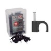 Screwbox Cable Nail Clips, 4 mm 100 Pcs Nail-In Clips,