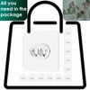 Jovware Shower Caddy Adhesive - 12 Pack Wire Hooks, Strong