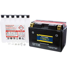 Fire Power Maintenance Free Battery CTZ14S-BS Compatible With Honda VT1300CT Interstate 2010-2014