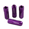 JDMSPEED Purple 60MM Aluminum Extended Tuner Lug Nuts Replacement for
