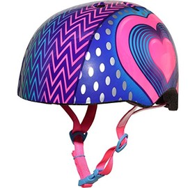 Raskullz LED Hearts Child Bike Helmet - Multi-color