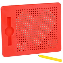 MAGBLOCK Magnetic Drawing Board Kids Writing Pad with Magnet Pen, Portable Educational Toys for Toddlers Kids Boys and Girls,Gifts Ideal for Travel and Road Trips (8.58in x6.89in)