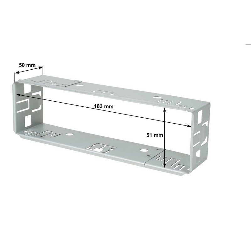 tomzz Audio 2400-039 Car Radio Installation Frame Set 1DIN Metal