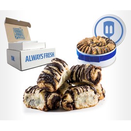 Fresh Baked Homestyle Chocolate Strudel Rugelach Gift| Gimmee Jimmy's Cookies and Gifts | 2 Pound