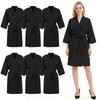 6 Pieces Salon Robes Smock for Clients Waterproof Hair Salon