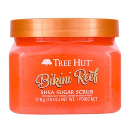 treehut Tree Hut Bikini Reef Shea Sugar Scrub, 18 oz, Ultra Hydrating and Exfoliating Scrub for Nourishing Essential Body Care, Pack of 1,18.0 Ounce