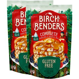 Birch Benders Gluten Free Pancake and Waffle Mix, 14 oz (Pack of 2)
