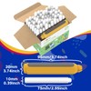 Dustless White Chalk with Holder, 60PCS Washable Chalks Stick Bulk