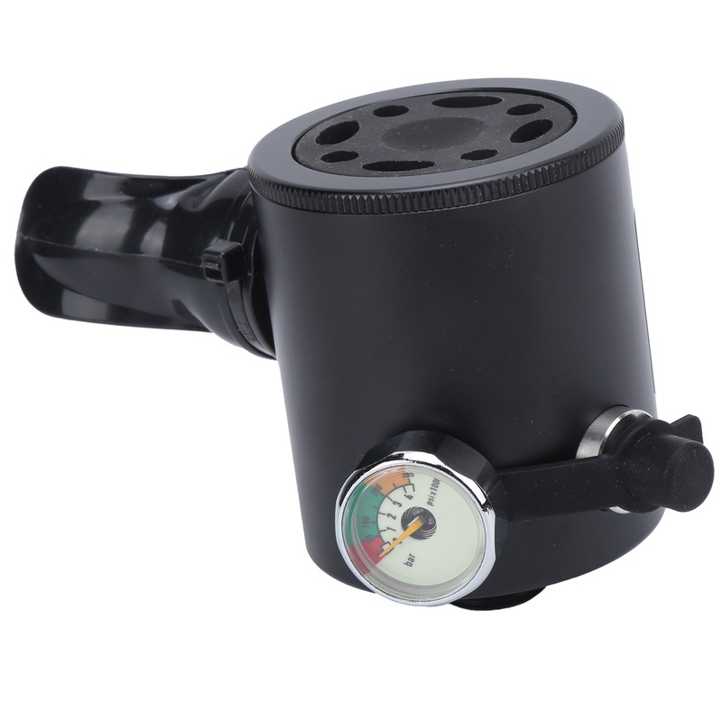 DIDEEP 0.5L Scuba Oxygen Cylinder Head Breather Valve Adapter for