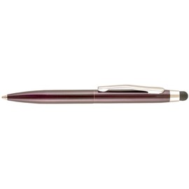 UCHIDA St. Tropez Petite 2-in-1 Stylus and Pen Open Stock with Black Ink Art Supplies, Violet