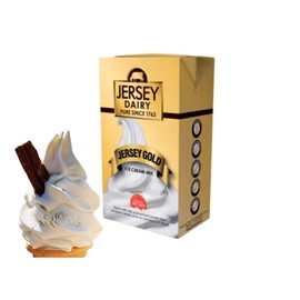 PONLEE Sync'T Ice Cream Mix - Soft Serve - Jersey Gold Ice Cream Mix- Superior Creamy Taste - Use At Home or Commercially - 1L