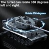 Bvrorere RC Tank, WW2 German Tiger Army Tank Toy, 2.4GHz