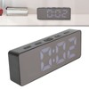 LED Digital Alarm Clock Time Date Temperature Display Stylish Look
