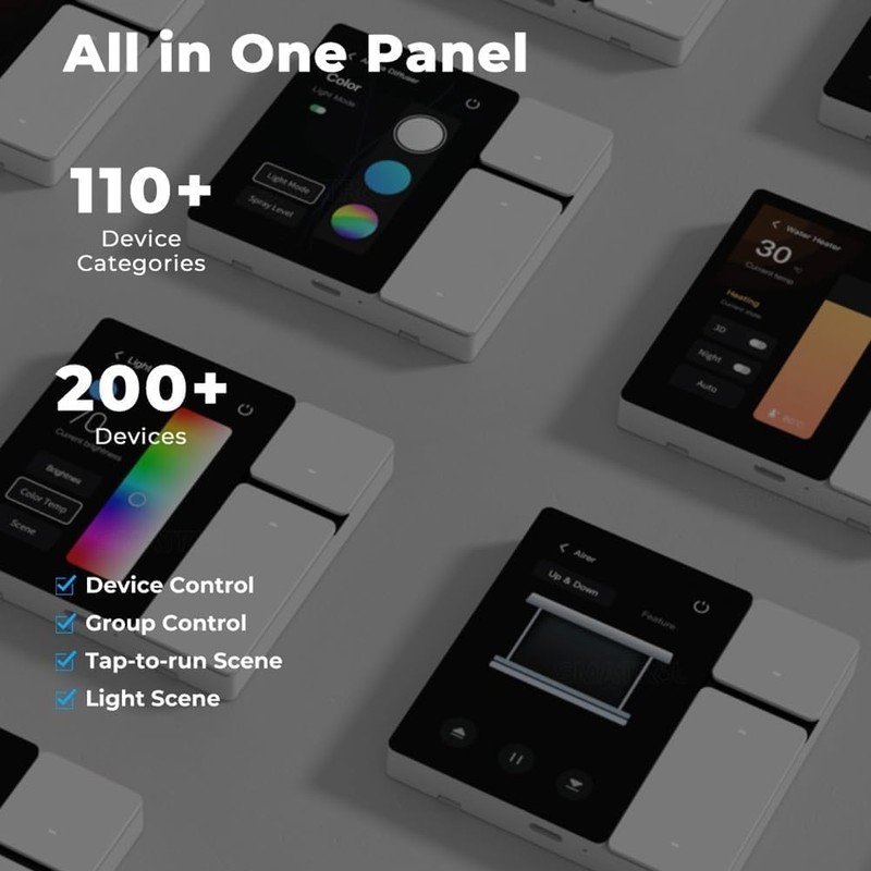 Snblzhef Tuya Smart Touch Screen 3.5 Inch WiFi Panel Scene