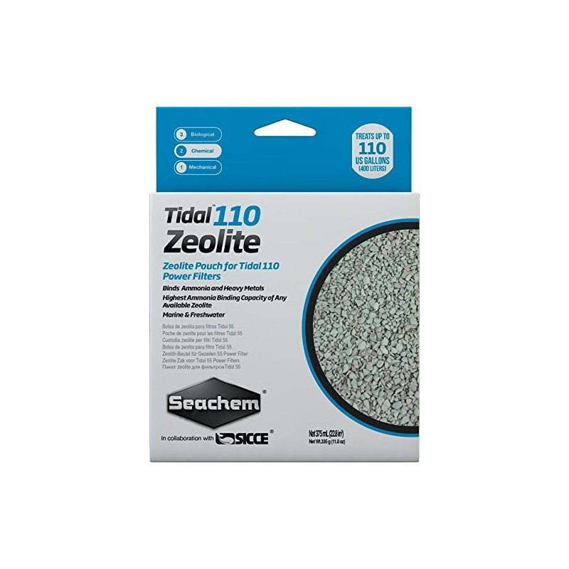 Seachem Laboratories 6515 375 ml 110 Tidal Zeolite Filter