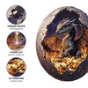 Jigfoxy Wooden Puzzle for Adults, Hatchling Dragon Wooden Jigsaw Puzzles