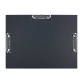 Acocony 11x17 Clipboard Three Clip Super Tough Extra Large Clipboard PP Plastic Not Fragile 11 x 17 Clipping Board Black Pack of 1