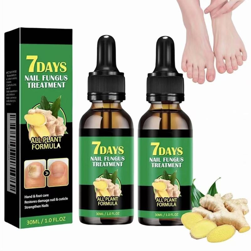 JAYSUING Ginger Nail Treatment-Vitamin E & Plant Extracts for Repairing
