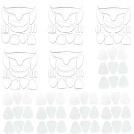 XUKZIMA 125 Stücke Gesichtsfalten Entferner Streifen, Anti Falten Pads, Facial Patches, Gesichtsfalten Pflaster, Wiederverwendbare Stirn Falten Pads zum Glätten von Augen