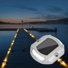 VOLISUN Solar Driveway Lights Dock Deck Lights 4-Pack,2 Colors in