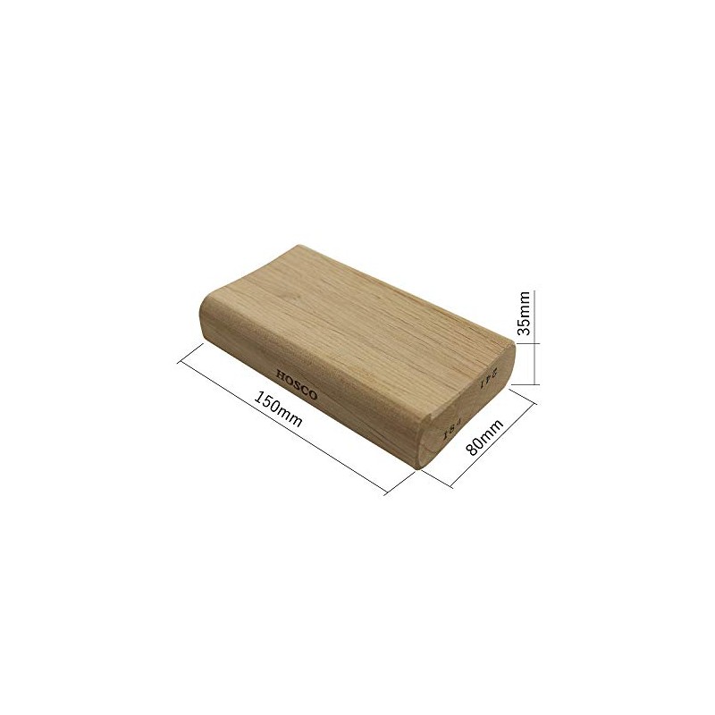 HOSCO Luthiers Tools Wood Sanding Block 7-1/4" (184R)/9-1/2"(241R) TWSB-1