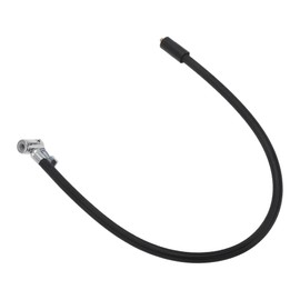 Hihaha Tyre Inflator Extension Tube Air Compressor Extension Hose Adapter Tyre Valve for Car Motorcycle Bicycle Durable Nylon 60 cm M6 x 1.0 16 mm OD Black