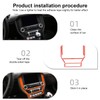 CheroCar for Mustang Center Console Navigation Screen Panel Cover Frame
