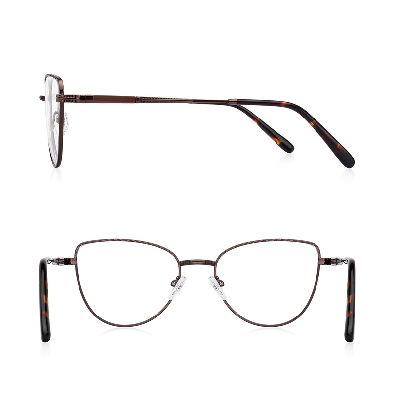 RB. Pilot Retro Cateye Reading Glasses for Women Blue Light