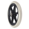 Wheelchair Wheel 8in PU Walker Caster Replacement Skidproof with Ball