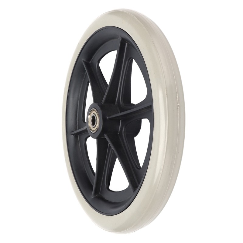 Wheelchair Wheel 8in PU Walker Caster Replacement Skidproof with Ball