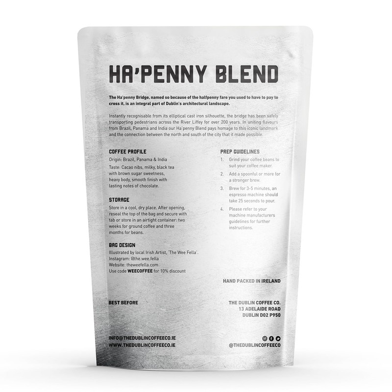 Ha’penny Blend Premium Whole Bean Coffee with Brown Sugar Sweetness