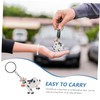Hohopeti 36pcs Cute Cartoon Cow Keychain Animal Pendant for Birthday