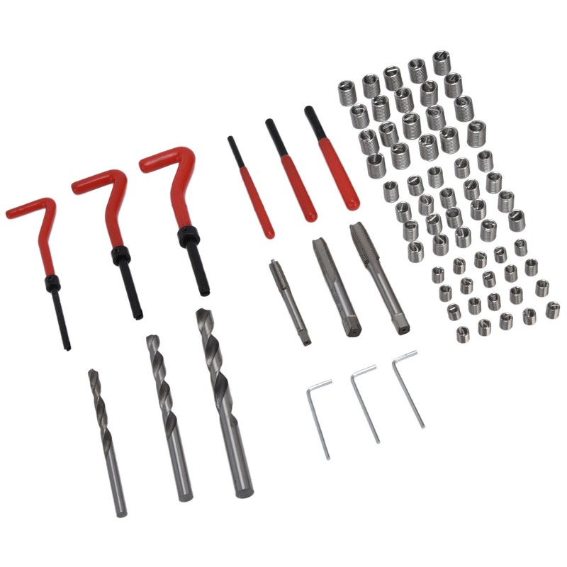 75Pcs Thread Repair Kit Restore Tool Spanner Wrench Twist Drill